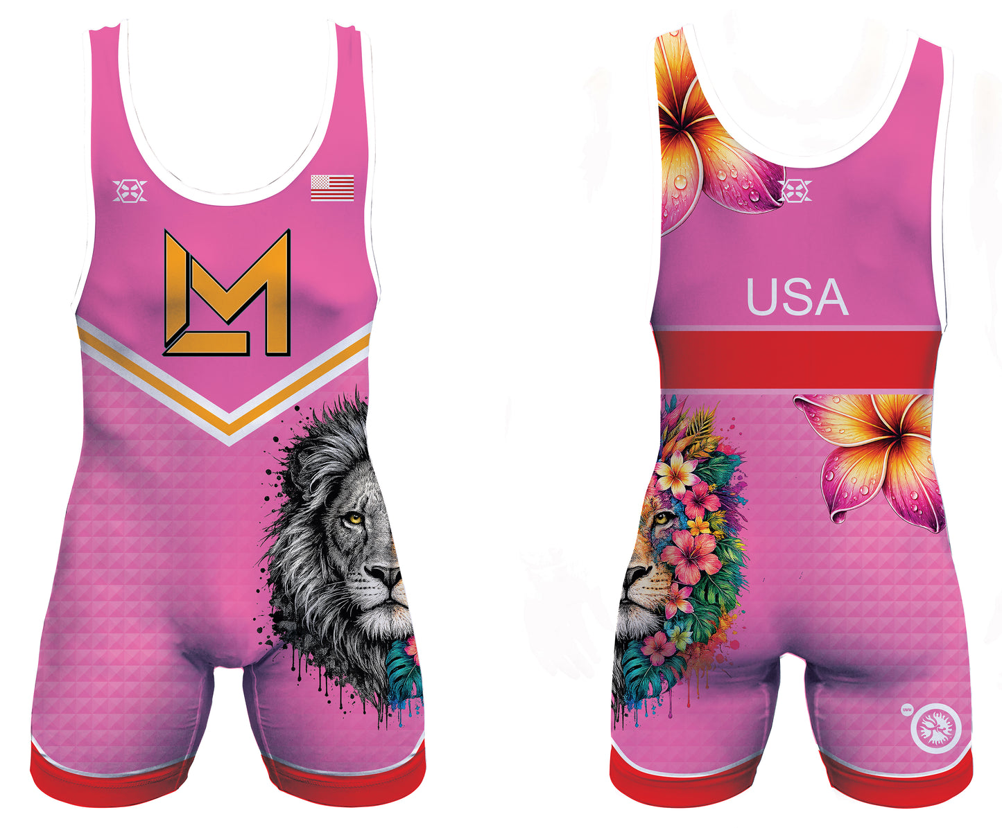 Lucy Milgrim Freestyle Wrestling Singlet Combo - Youth & Adult (Men & Women's Cut)