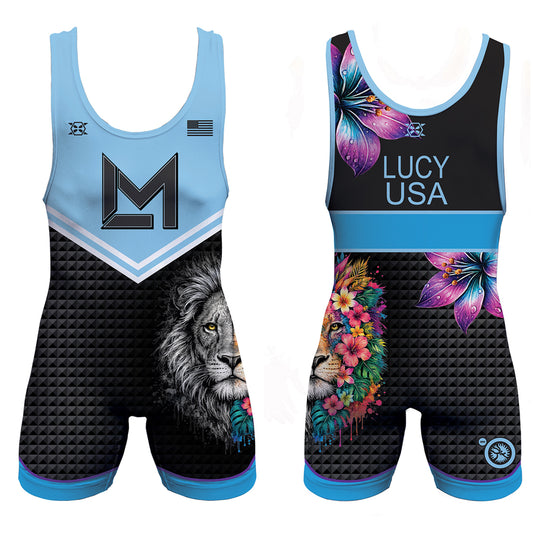 Lucy Milgrim Freestyle Wrestling Singlet Combo - Youth & Adult (Men & Women's Cut)
