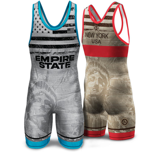 New York Empire State Singlet (Combo) - Youth & Adult (MEN & WOMEN'S CUT)