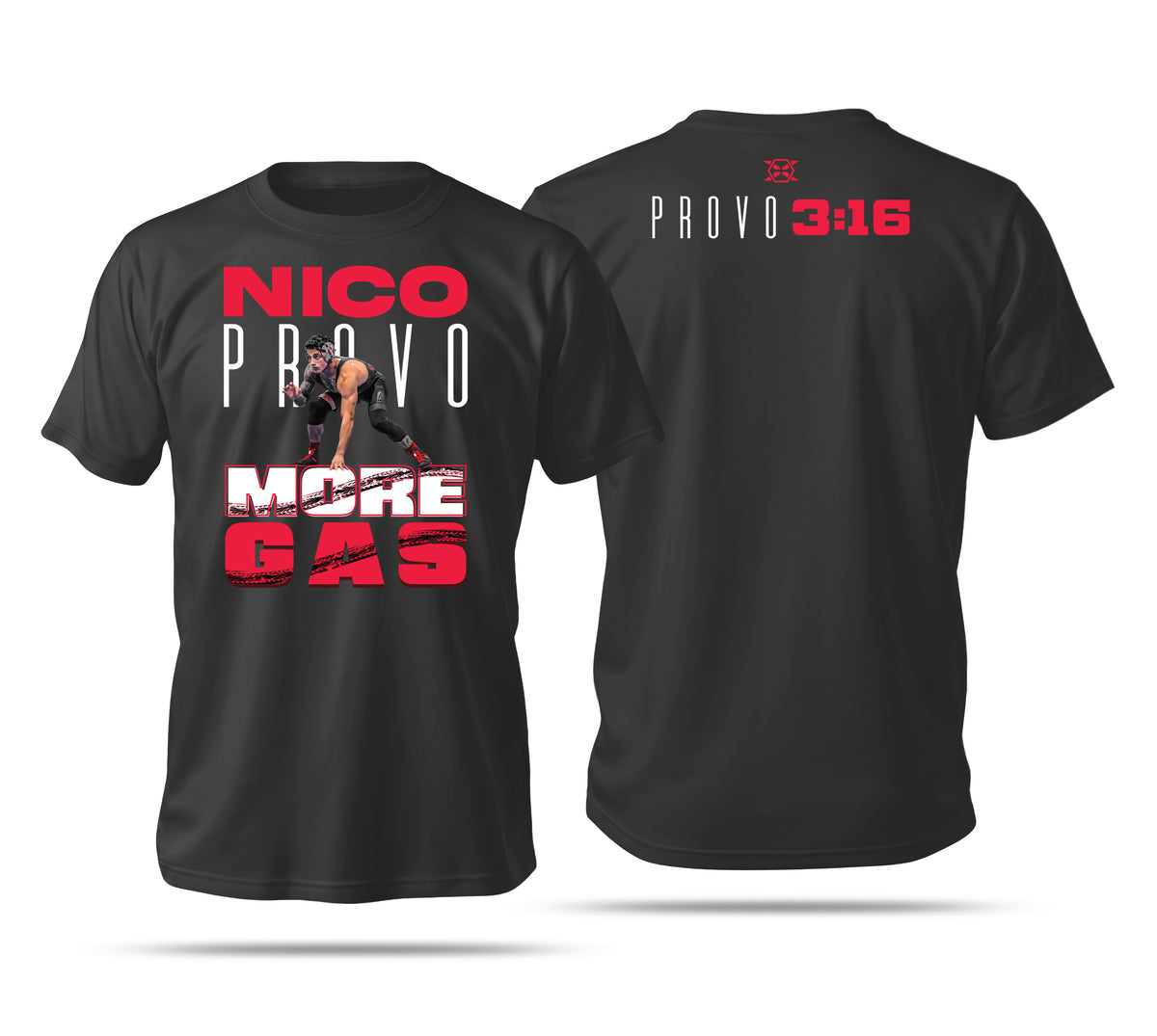 Nico Provo 'More Gas' Soft Cotton Tee
