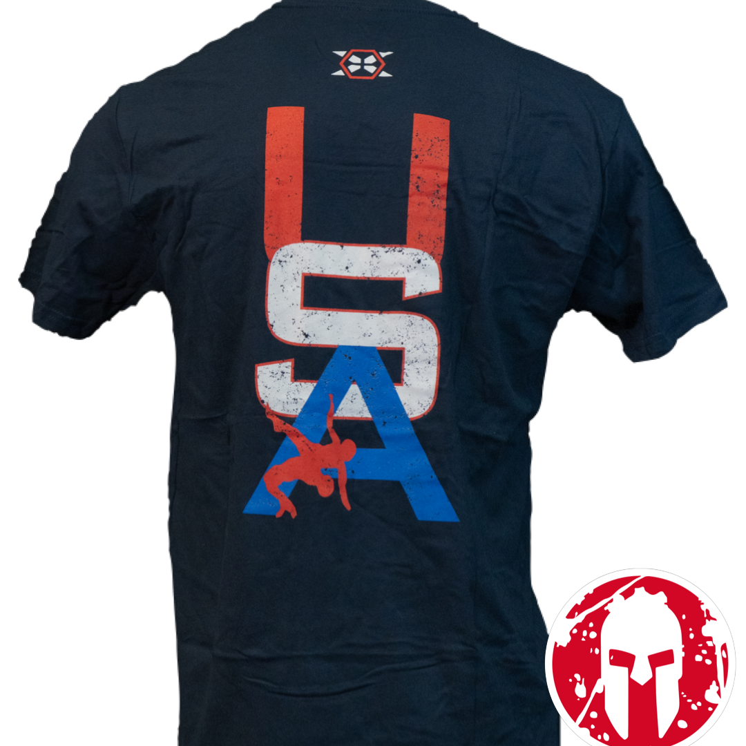 USA Team Distressed Cotton T-Shirt