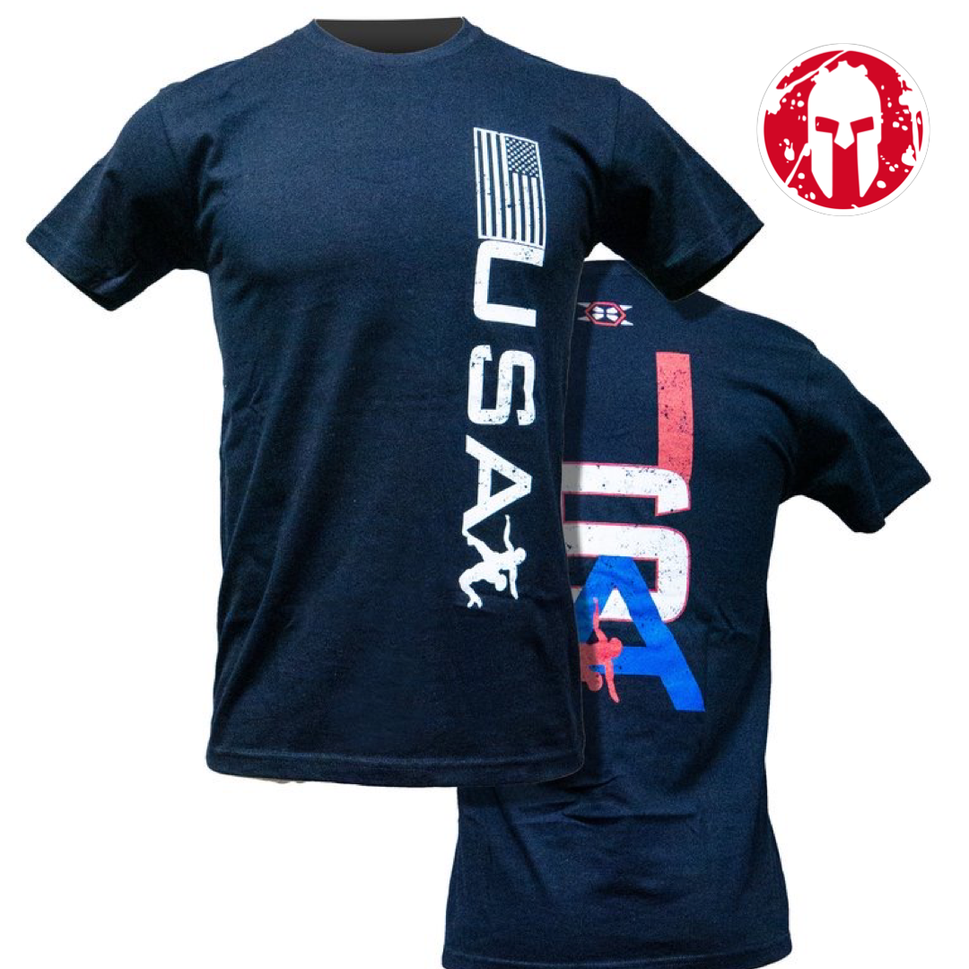 USA Team Distressed Cotton T-Shirt