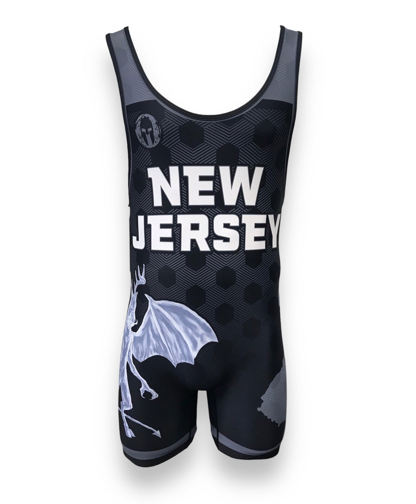 New Jersey 'Devil' Wrestling Singlet - Youth & Adult (Men & Women's Cut)