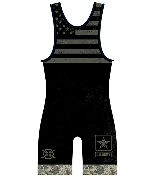 US ARMY BLACK SINGLET (Men & Women Cut)