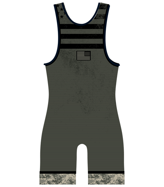 US ARMY GRAY SINGLET