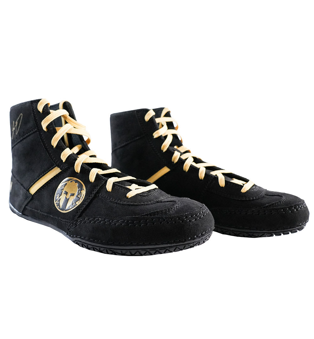 Spartan Combat Yianni Wrestling Shoe - Black/Gold