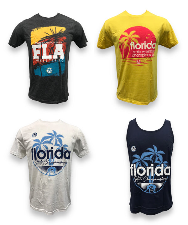 Florida Wrestling State Championship Tees & Tank Top