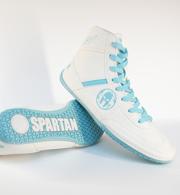 SPARTAN COMBAT YIANNI WRESTLING SHOE (WHITE ICE) - MEN'S