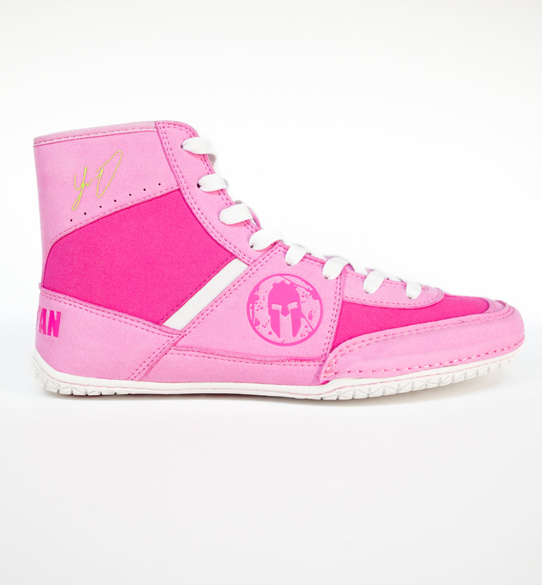SPARTAN COMBAT YIANNI WRESTLING SHOE (PINK BUBBLEGUM) - MEN'S