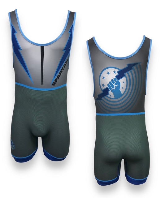 SPARTAN WRESTLING SINGLET - PILOT SERIES "Iceman" - MEN'S CUT