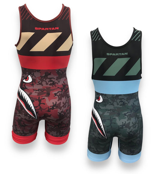 SPARTAN "BOMBER" SINGLET COMBO - MEN'S, WOMEN'S & YOUTH CUT