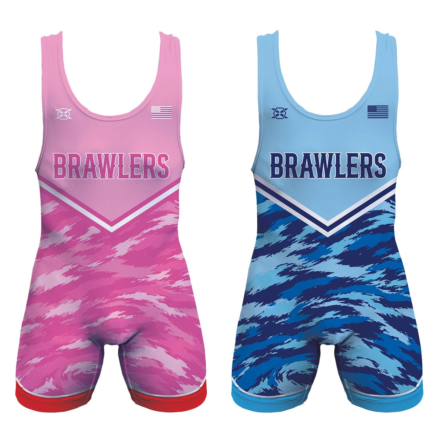 Basement Brawlers Wrestling Club Freestyle Singlet Bundle