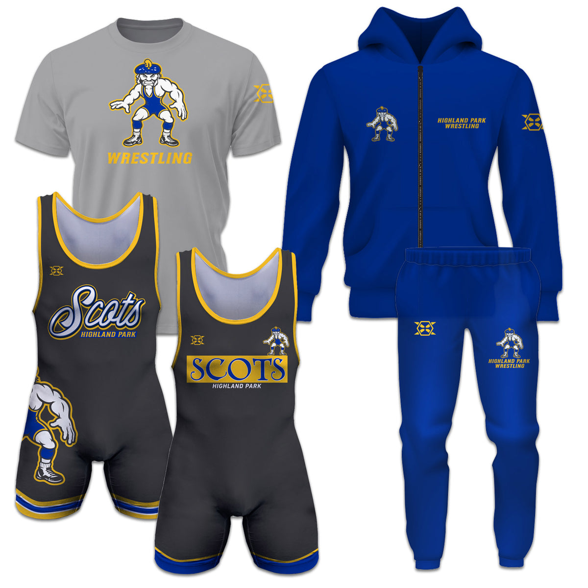 Scots Wrestling Team Bundle #1