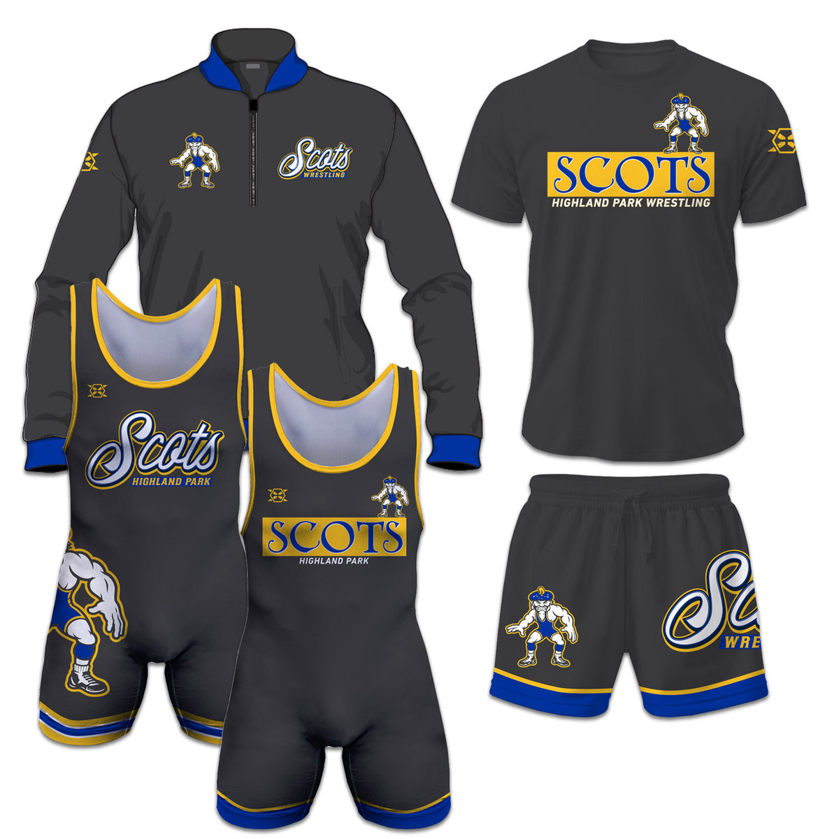 Scots Wrestling Team Bundle #2