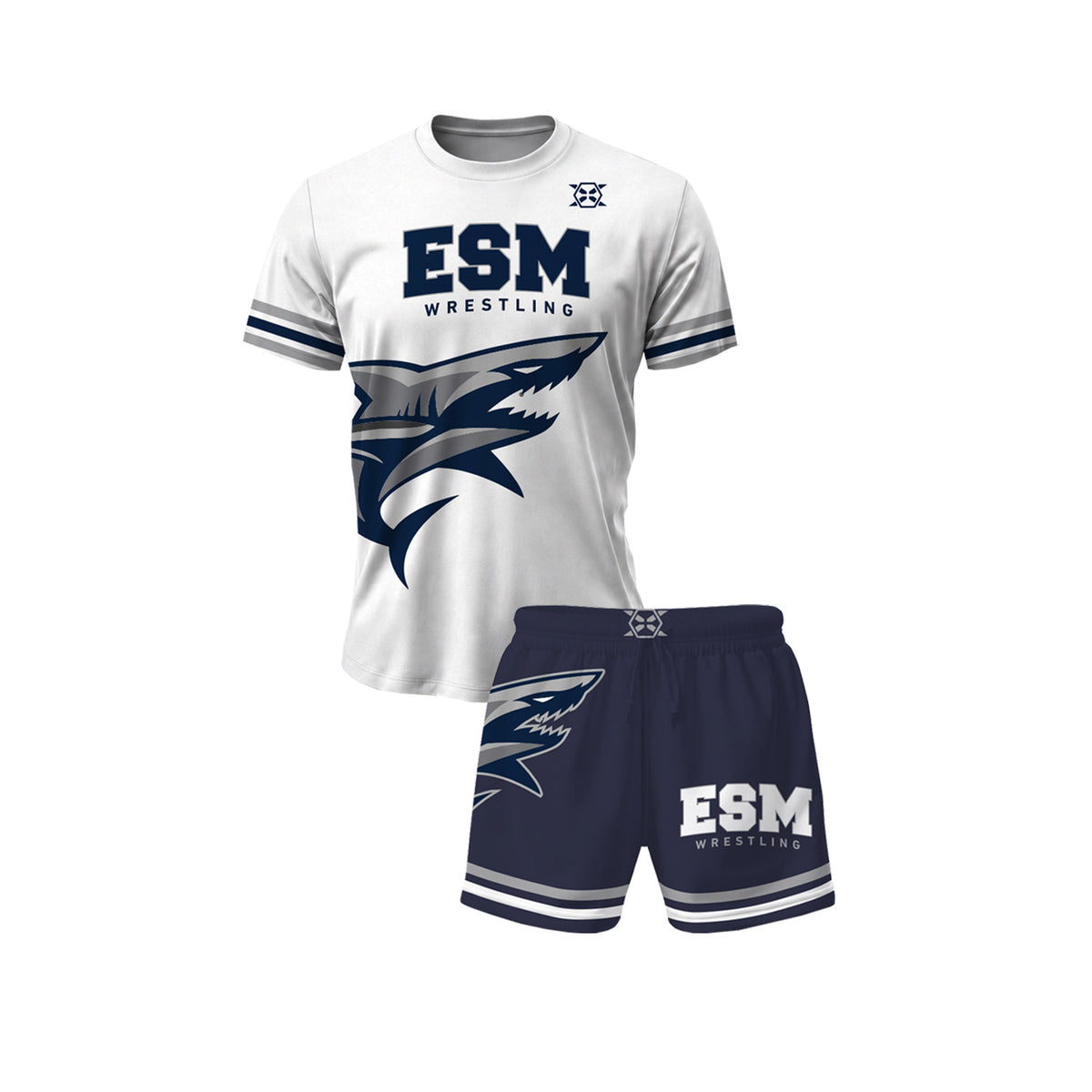 ESM Wrestling Team Tee & Fight Shorts Bundle