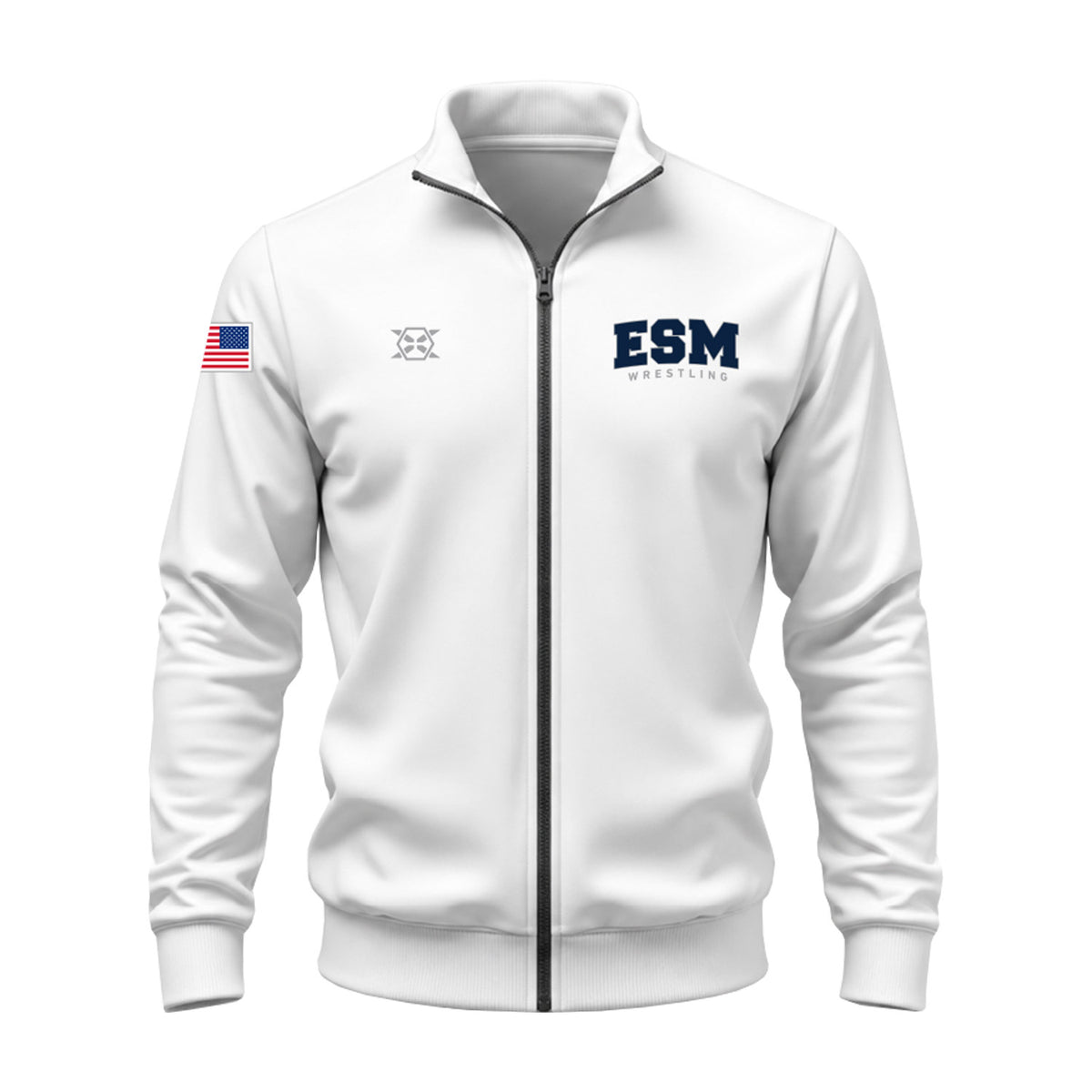 ESM Wrestling Team Embroidered Full Zip Jacket