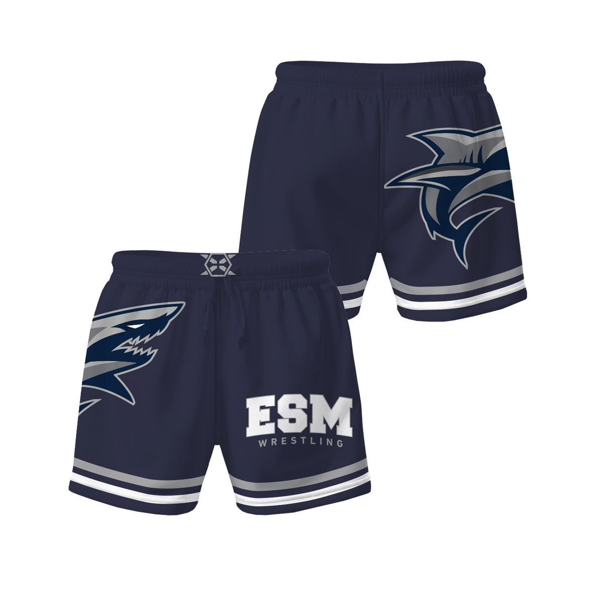 ESM Wrestling Team Tee & Fight Shorts Bundle