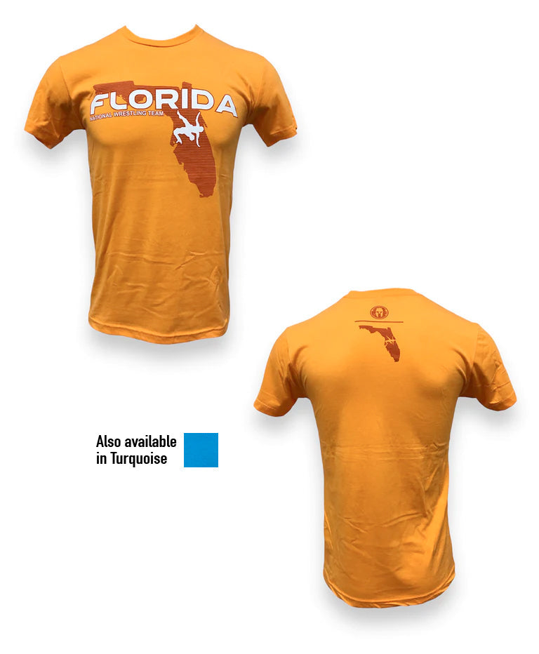 Florida National Team Tees - Orange & Turquoise (2023)