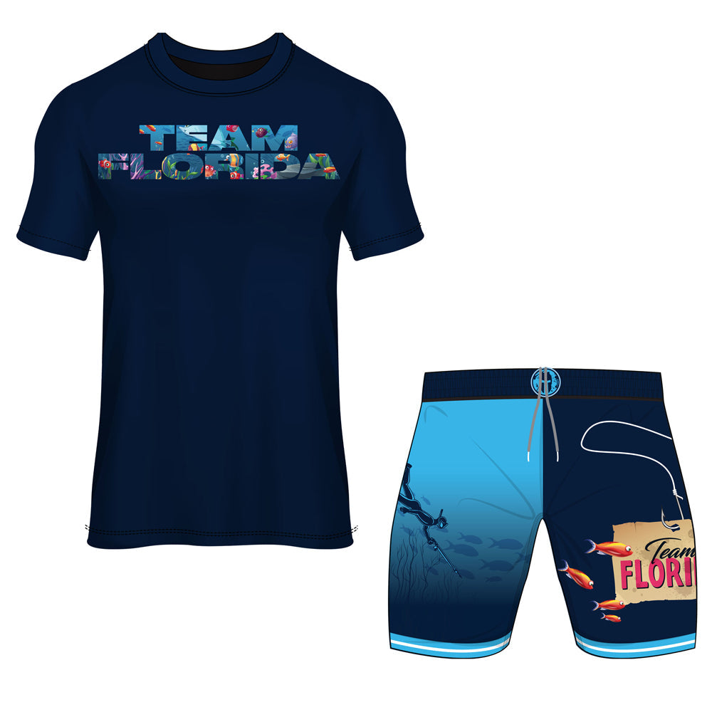 Florida Nationals Tee & Shorts Combo - Men's & Women (2023)