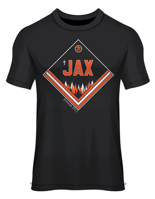 Jax Forrest Soft Cotton Tee - Black