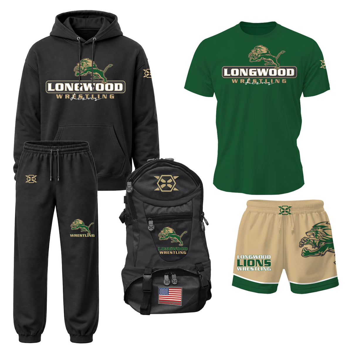 Longwood Wrestling Team Bundle