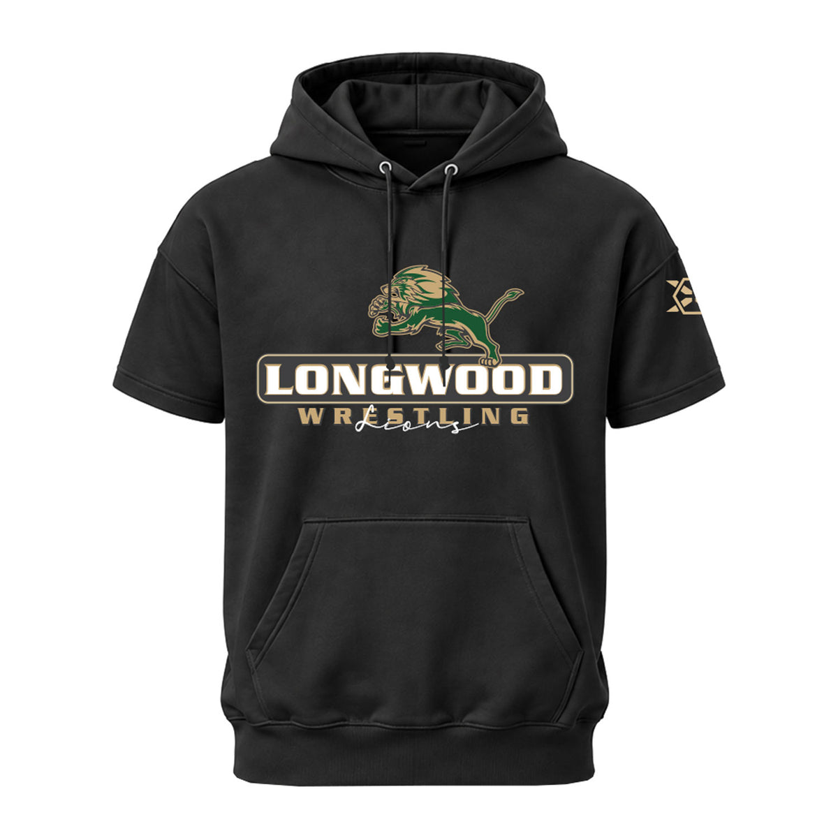 Longwood Wrestling Team Cut Off Hoodie