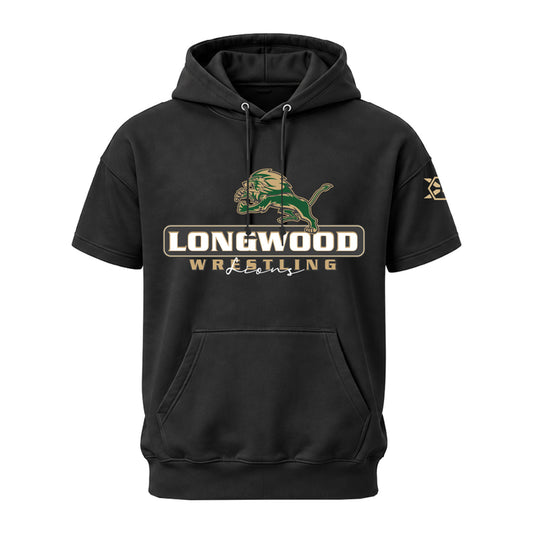Longwood Wrestling Team Cut Off Hoodie
