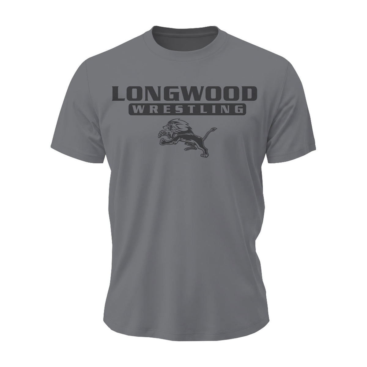 Longwood Wrestling Team Tee - Gray