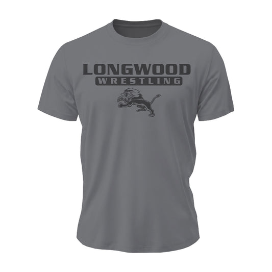 Longwood Wrestling Team Tee - Gray