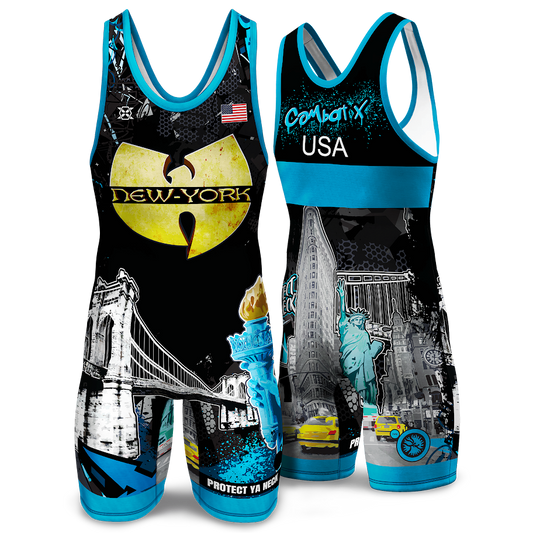 New York State Wrestling Singlet (Combo) - Youth & Adult (MEN & WOMEN'S CUT)