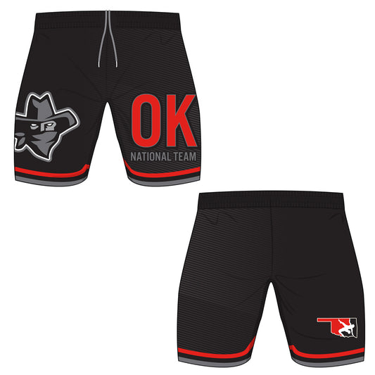Oklahoma National Team Fight Shorts - Men & Women's Cut (2024)