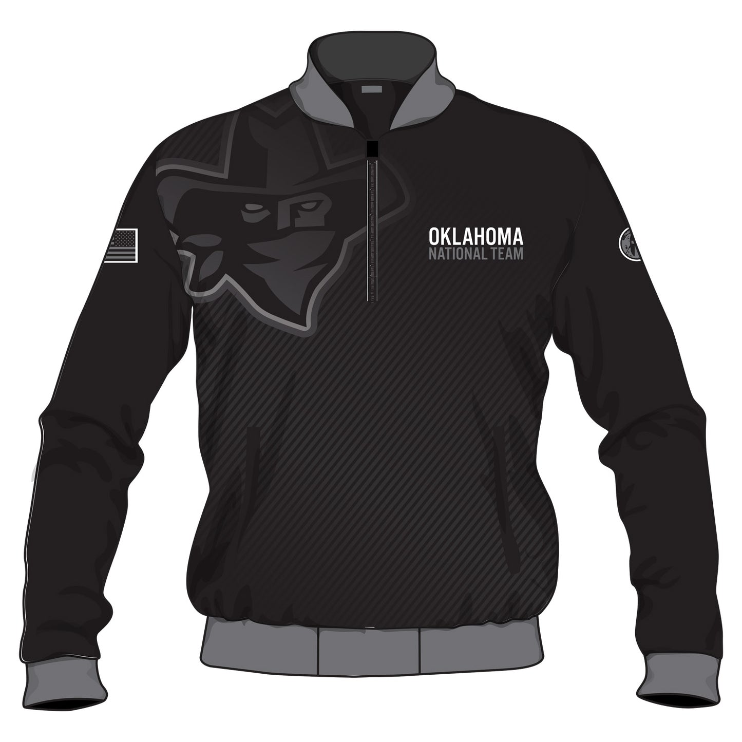 Oklahoma National Team 1/4 Zip - Men & Women's Cut (2024)