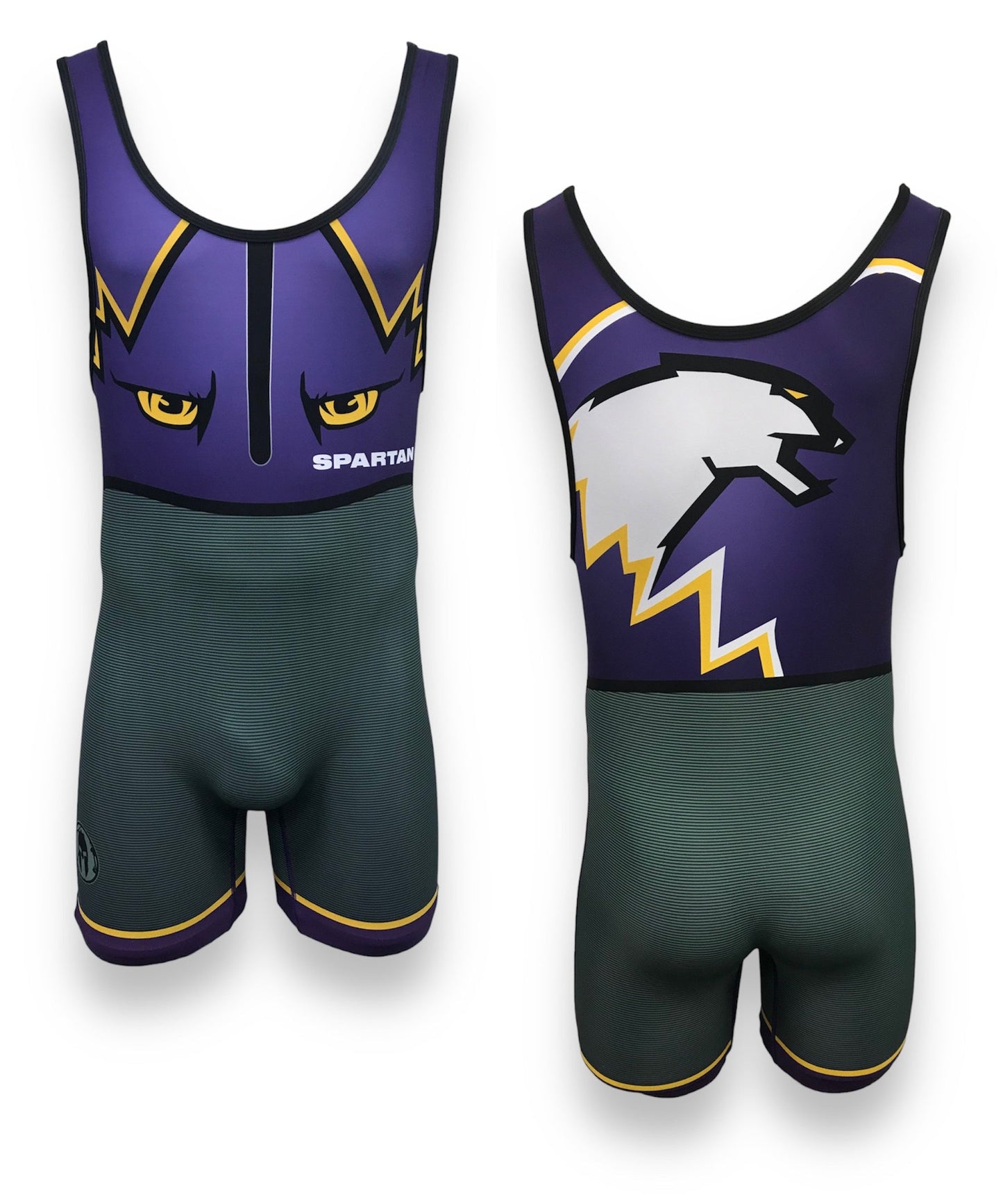 SPARTAN WRESTLING SINGLET - PILOT SERIES "Cougar" - MEN'S CUT