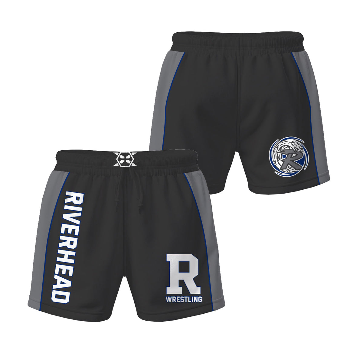 Riverhead Wrestling Club Team Tee & Shorts Bundle