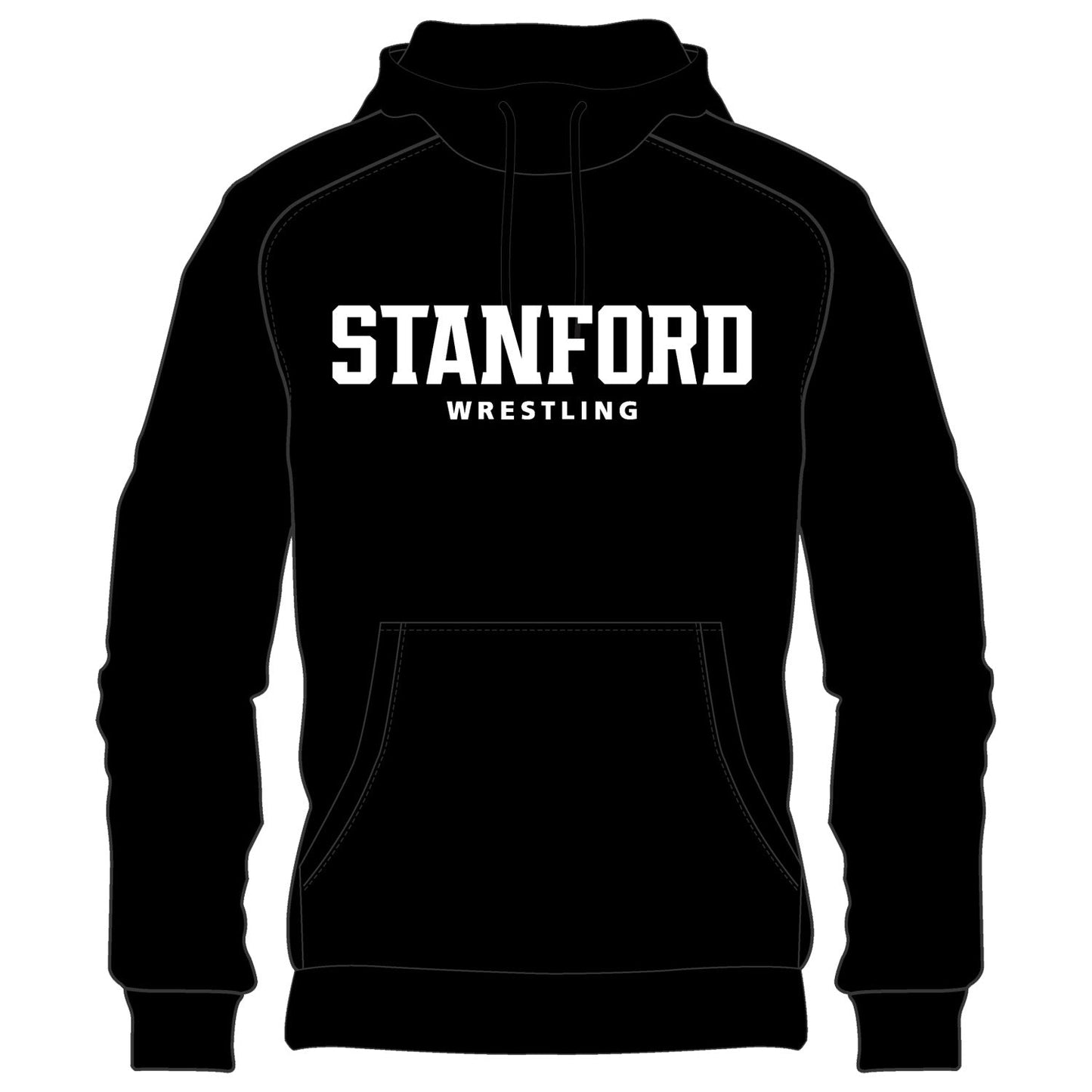 Stanford Wrestling Team - Red or Black Hoodie