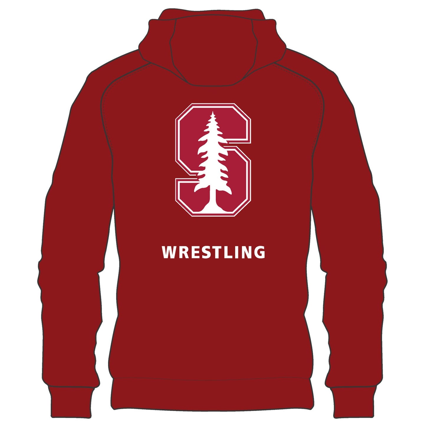 Stanford Wrestling Team - Red or Black Hoodie