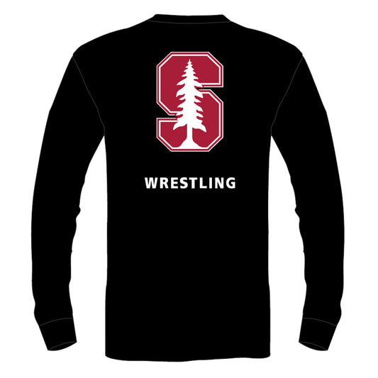 Stanford Wrestling Team - Black Long Sleeve Tee