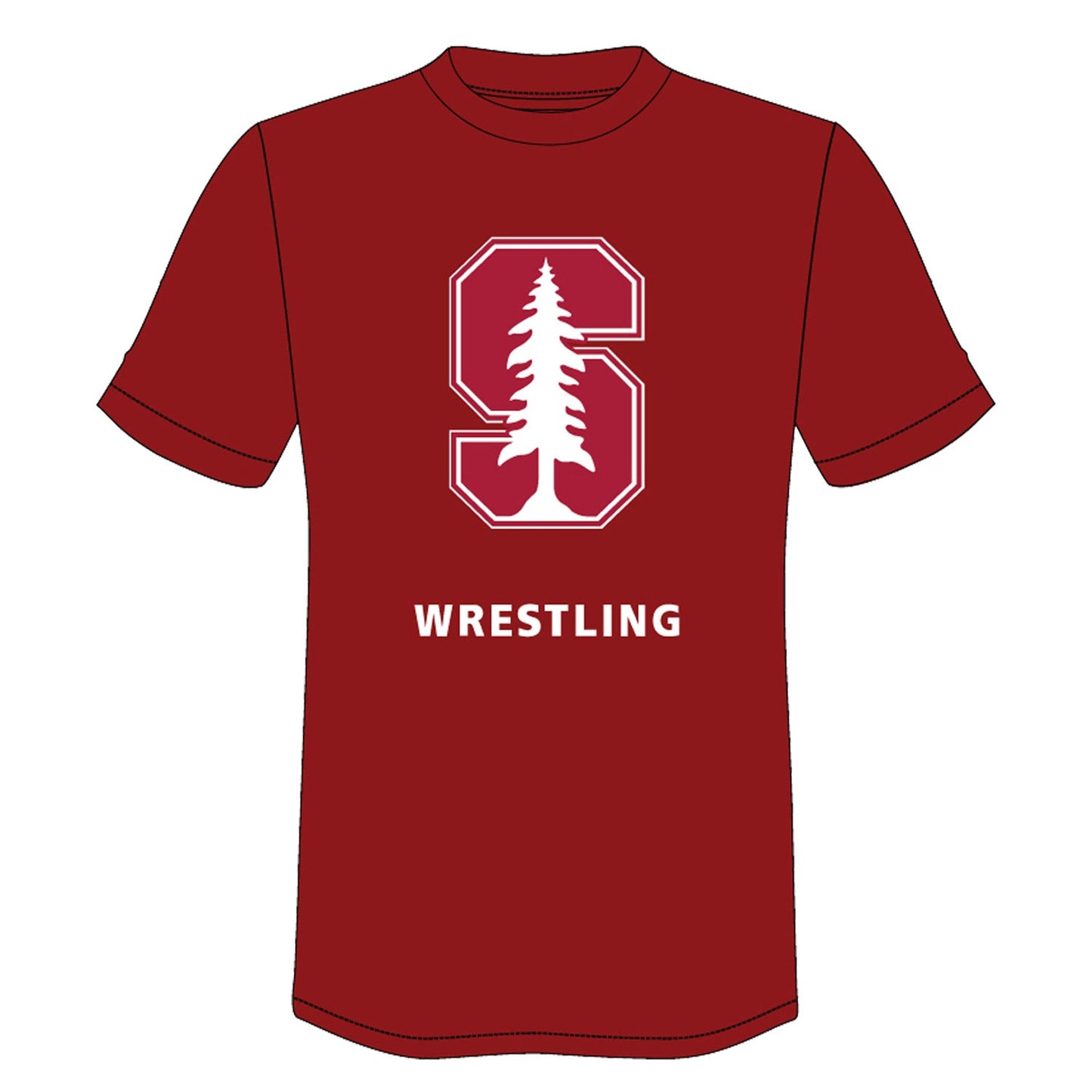 Stanford Wrestling Team - Red or Black Tee