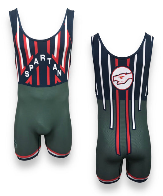 SPARTAN WRESTLING SINGLET - PILOT SERIES "Maverick" - MEN'S CUT