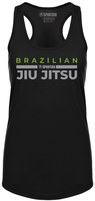 SPARTAN COMBAT JIU-JITSU Jersey Spandex Tank - Black