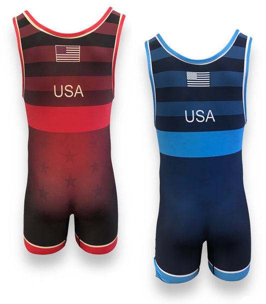 USA SINGLET COMBO *NEW 2023* - MEN'S, WOMEN & YOUTH CUT