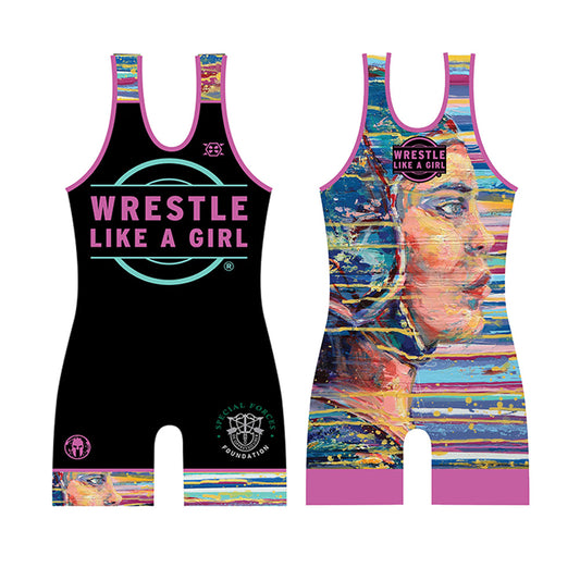 Wrestle Like A Girl Festival Singlet - Men's Cut