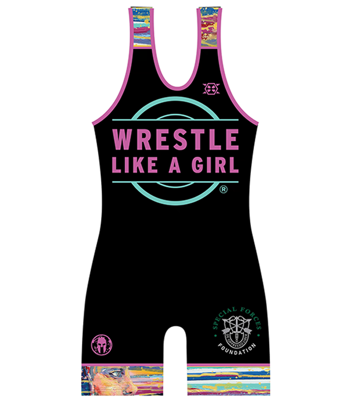 Wrestle Like A Girl Festival Singlet - Men's Cut