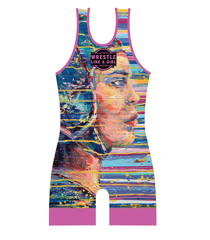 Wrestle Like A Girl Festival Singlet - Women's Cut