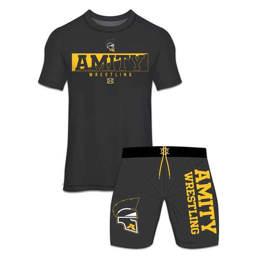 Amity Wrestling Club Tee & Shorts Bundle