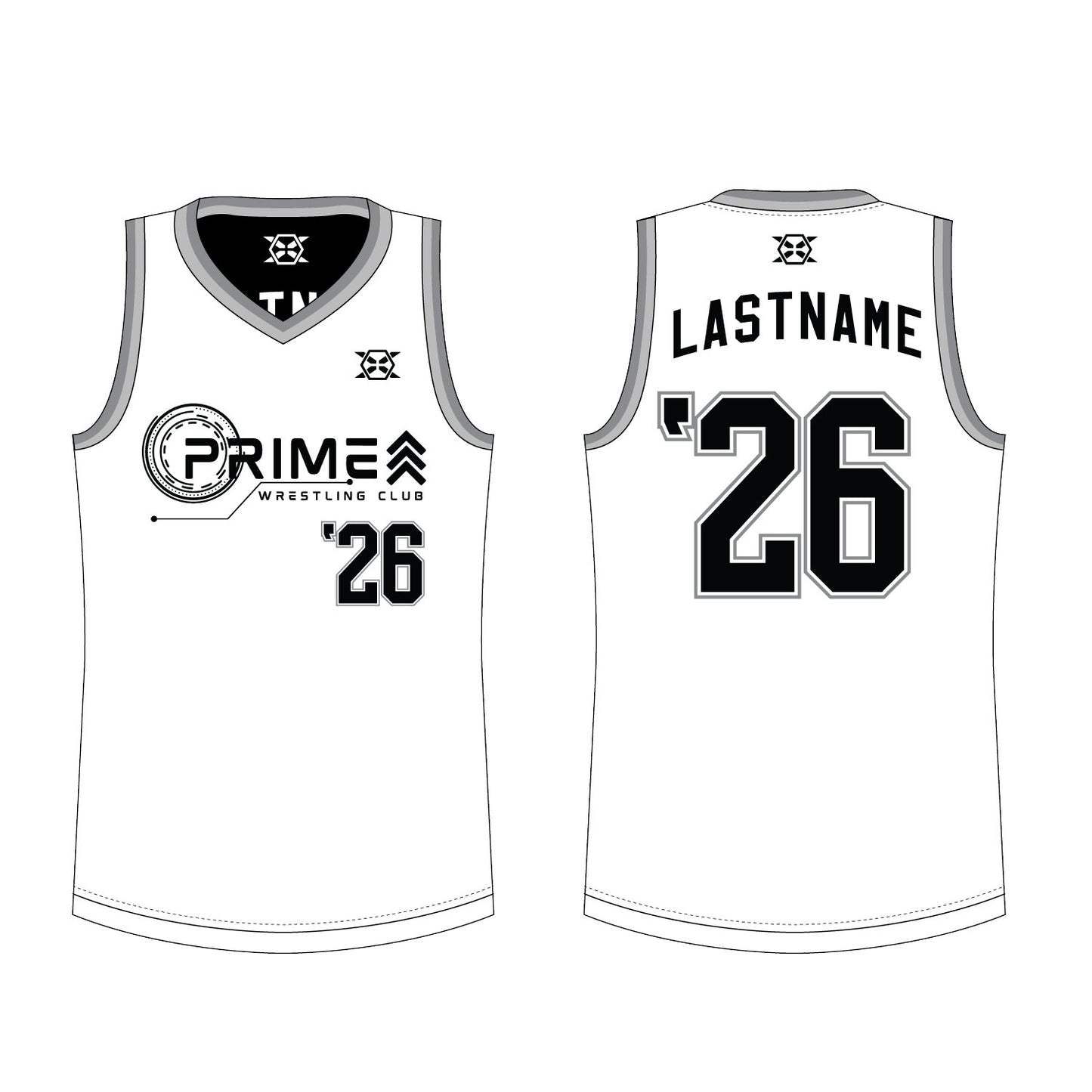 Prime Wrestling Club Reversible Basketball Jersey